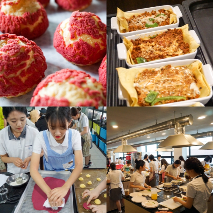 서울연희실용전문학교 호텔조리학과 호텔제과제빵학과 커피바리스타학과 학교생활 - 신광여고 진로체험학습 실습성료 - 호텔조리, 제과제빵과정